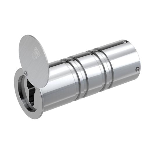 Rohrtresor mit Schutzklappe - L142 mm, Ø50 mm