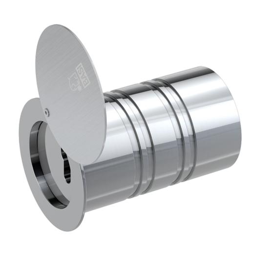 Rohrtresor mit Schutzklappe - L142 mm, Ø80 mm