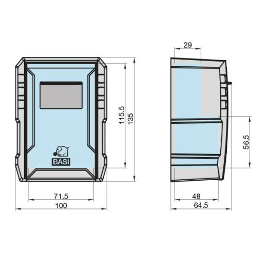 Schlüsselsafe mit Zahlenschloss | SSZ 300 - Schwarz