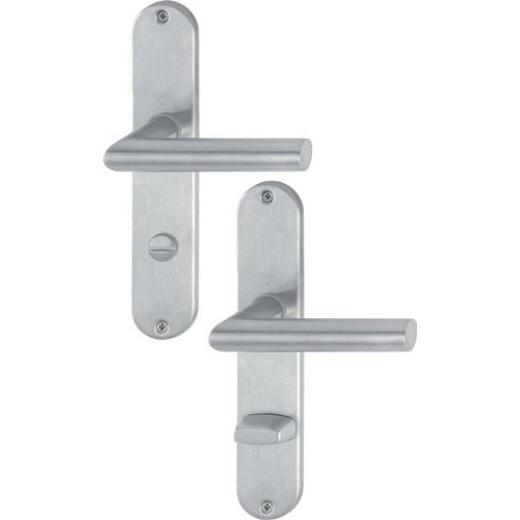 Langschildgarnitur Ams.E1400Z/302 VA F69 SK/OL 78mm HOPPE