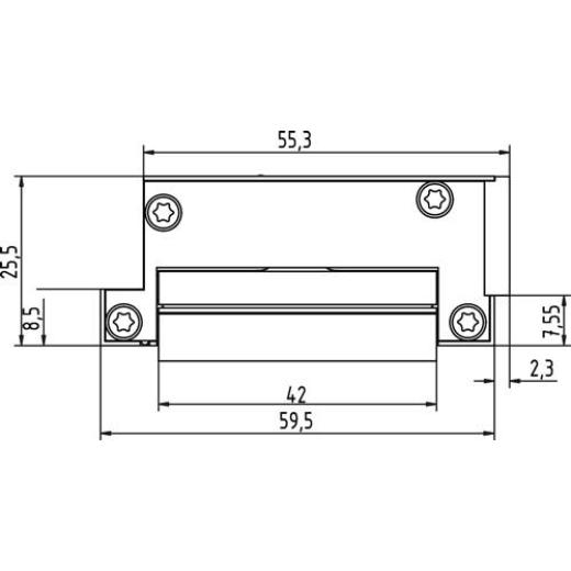 Elektrotüröffner A5000--A 6-24 V AC/DC Kompakt DIN L/R GEZE