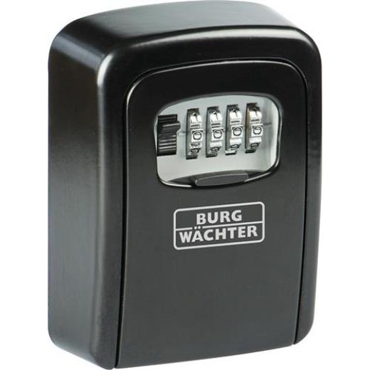 BURG-WÄCHTER - Key Safe 30 H120xW90xD40mm with Protective Cover Combination Lock - Hooks: 1