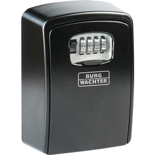 BURG-WÄCHTER - Key Safe 40 H145xW105xD55mm with Protective Cover Combination Lock - Hooks: 1