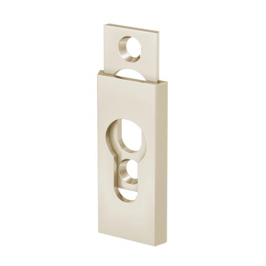 Aluminium-Schutzrosette, 14 mm, eckig (PZ) F2