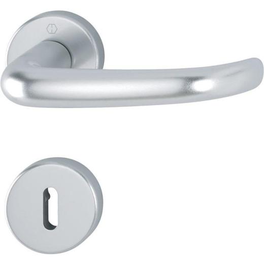 Rosettengrt.San Fran.1301/42KV/42KVS Alu.F1 U-Form OB DIN L/R D/D HOPPE