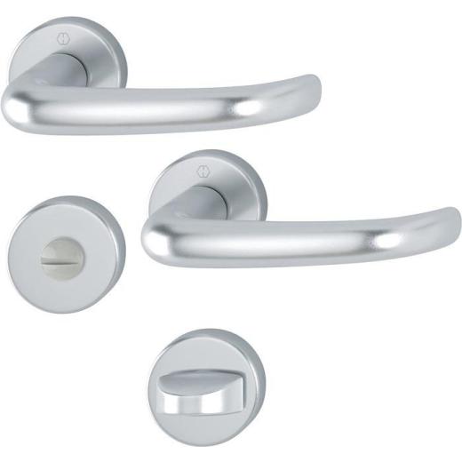 Rosettengrt.San Fran.1301/42KV/42KVS Alu.F1 U-Form SK/OL DIN L/R D/D HOPPE