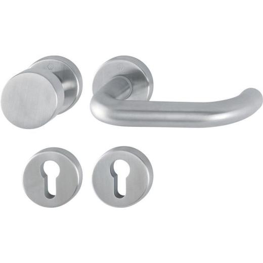 Rosettengrt.Paris E58/42KV/42KVS/138Z VA F69 U-Form PZ DIN L/R fl.D/K HOPPE