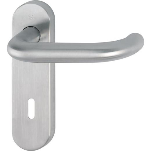 Kurzschildgarnitur Paris E138/353KH VA F69 OB rd Drückergrt.HOPPE