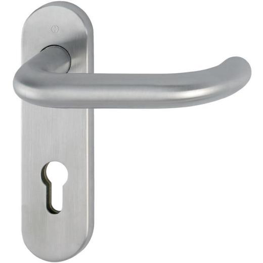 Kurzschildgarnitur Paris E138/353KH VA F69 PZ rd Drückergrt.HOPPE