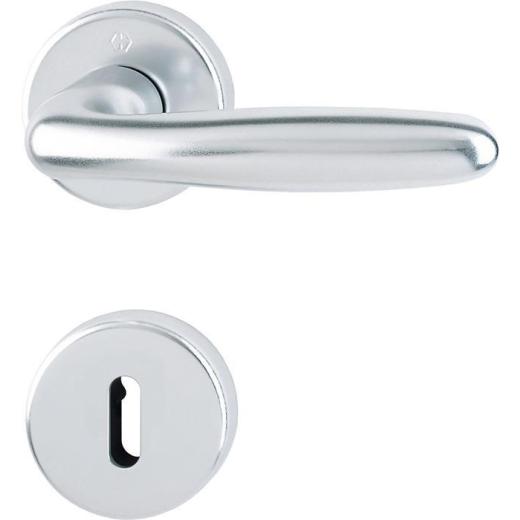 Rosettengrt.Verona 1510/42KB/42KBS Alu.F1 OB DIN L/R D/D HOPPE