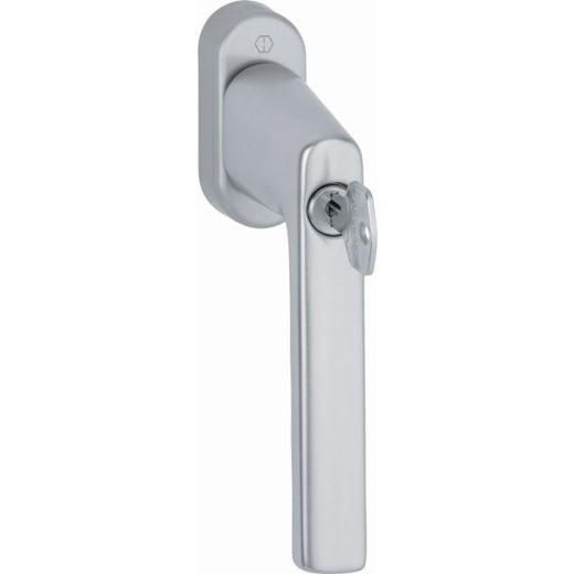 Fenstergriff Hamburg 0700LS/U26 100NM Alu.F1 Alu.silberfarben 32-42mm abschl.