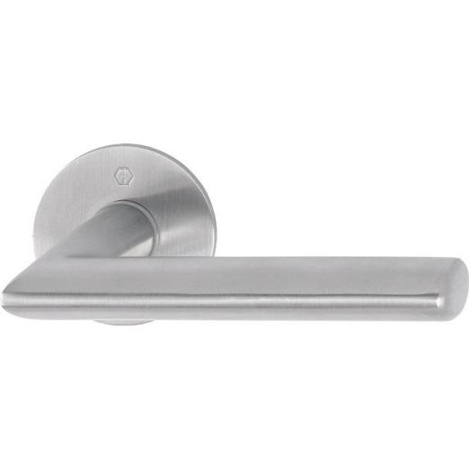 Türdrückerpaar Stock.E1140Z/849N VA F69 m.Drückerrosetten 4-KT.8mm HOPPE