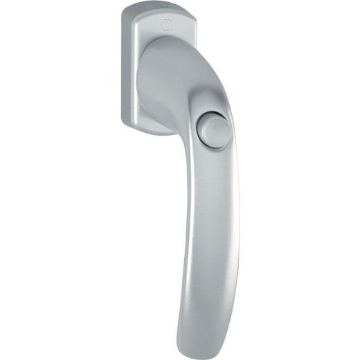 Fenstergriff NY 0810SV/U10 Alu.F9016/verkehrsweiß 35mm selbstsperrend HOPPE