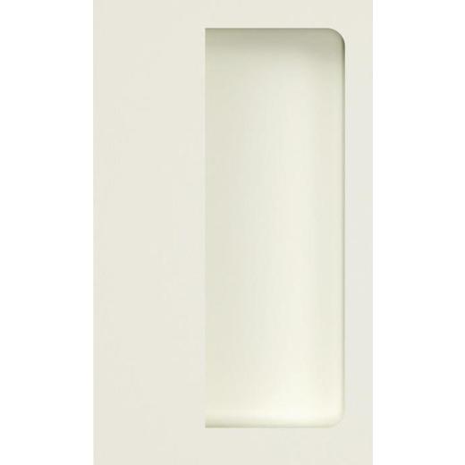 Schiebetürmuschel 539B PA 99 reinweiß ma rechteck.TS ab 19mm f.HLT