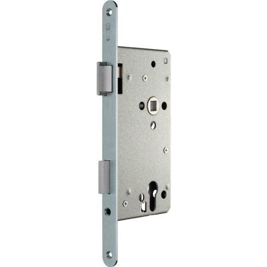 Haustür-Einsteckschloss PZW 22/65/92/10mm DIN R silber ktg.SSF