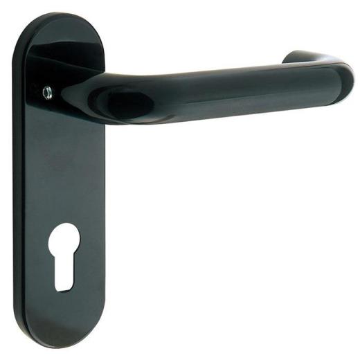 FS-Garnitur Paris FS-K138F/353K Ku.F9005 D/D TS 40-65mm PZ rd DIN L/R HOPPE