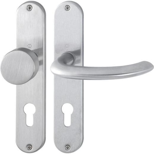 Langschildgarnitur Mar.E58/302/1138Z VA F69 PZ 72mm DIN L/R HOPPE