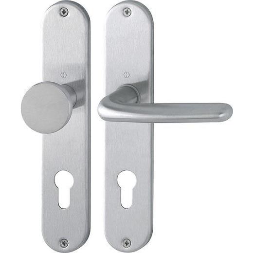 Langschildgarnitur Cardiff E48/302/1850Z VA F69 PZ 72mm DIN L/R HOPPE