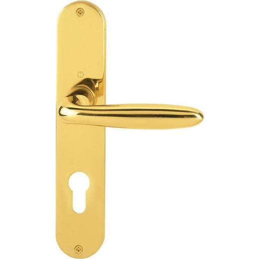 Langschildgarnitur Verona M151/302 MS F71 PZ 72mm DIN L/R HOPPE