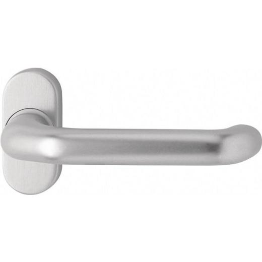 Profiltürdrückerlochteil 1300/2033 Alu.F1 ov.8mm gekr.EDI