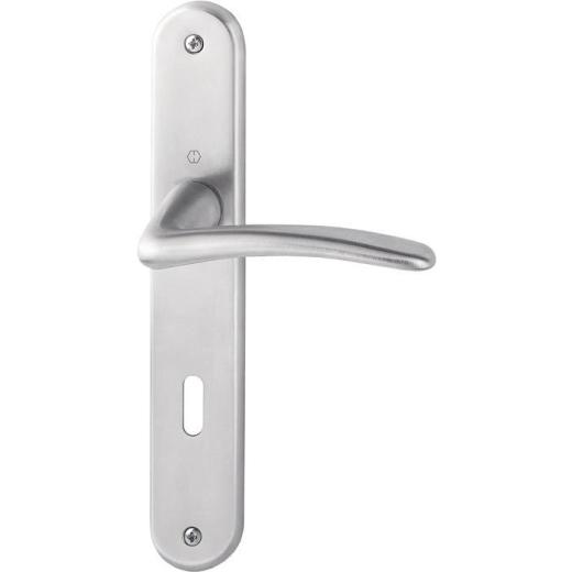 Langschildgarnitur Istanbul M171/332P MS F41 OB 72mm DIN L/R HOPPE