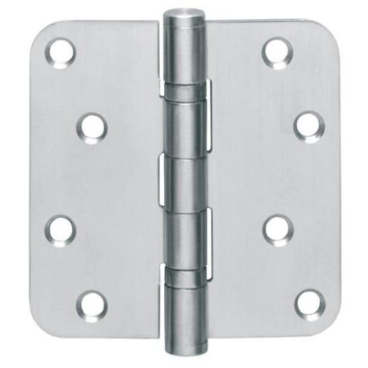 Kugellagertürscharnier VA rd 102x102mm DIN L/R ma ausziehb.Stift INTERSTEEL