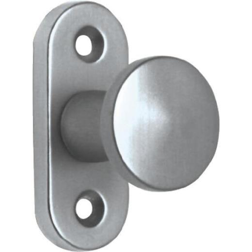 Hebetürknopf Alu.F2/neusilberfarbig 35mm EDI