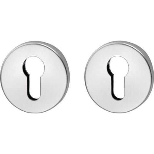 Schlüsselrosetten-Paar 056 VA F00 Schildst.8mm PZ rd.EDI