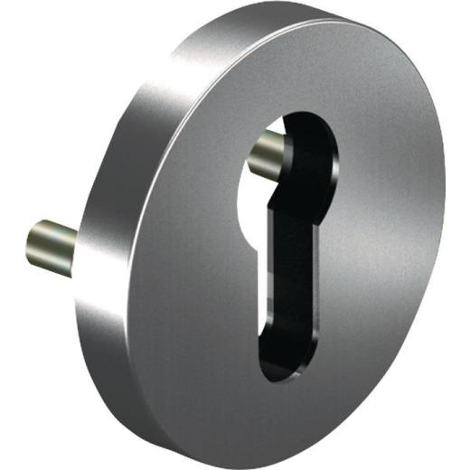 Schlüsselrosette 6612 PZ ER VA ER Schildst.9mm PZ rd.OGRO