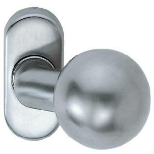 Profiltürknopf 07 0846 Material Alu.0105 4-KT.8mm fest/drehbar FSB