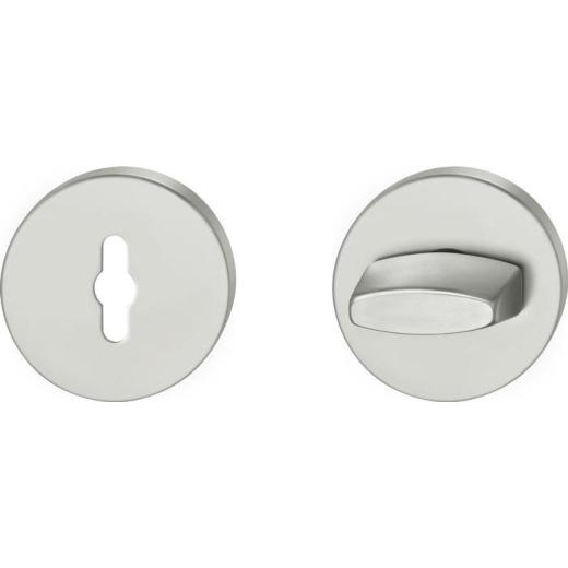 Schlüsselrosette-Paar 12 1735 Alu.0105 Schildst.7mm R-WC rd.FSB