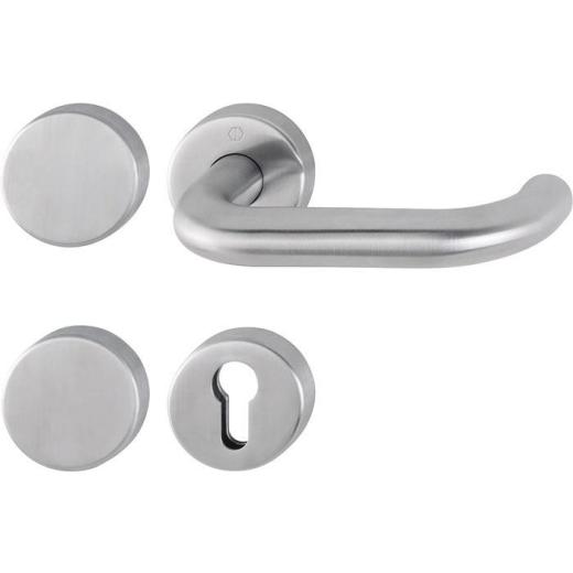 FS-Garnitur Paris FS-E138/42H/42HS VA F69 -/D TS 45-65mm PZ/bl.rd.DIN L/R HOPPE