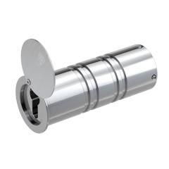 Rohrtresor mit Schutzklappe - L142 mm, Ø50 mm