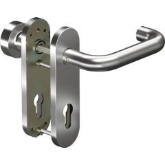 Kurzschildgarnitur CORE+ 8100 8MM/3020/7051 72MM PZ AL Alu.F1 rd Wechselgrt.OGRO