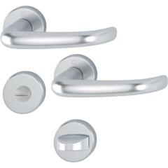 Rosettengrt.San Fran.1301/42KV/42KVS Alu.F1 U-Form SK/OL DIN L/R D/D HOPPE