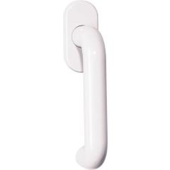 Fenstergriff 111FG.1 30mm Ku.99 reinweiß 30mm Stand.HEWI
