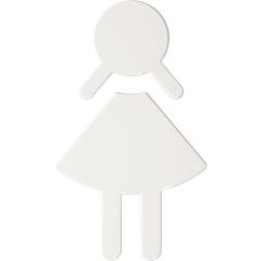 Symbol Frau 801.91.020 PA Farb-Nr.97 B.87mm H.150mm S.3mm HEWI