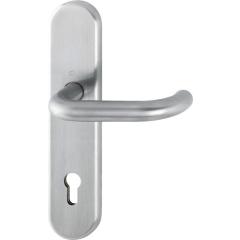 Langschild-Halbgarnitur Paris E138F/3310 VA F69 PZ 92mm DIN L/R HOPPE