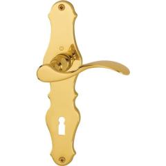 Langschildgarnitur Weimar M112SLN/2007 MS F71 BB 72mm DIN L/R HOPPE