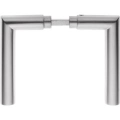 Türdrückerpaar 108 H VA F00 4-KT.10mm EDI