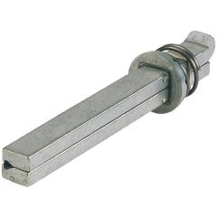 VK Profilstift FEI-Spindel 4-KT.10x100mm Fe verz.geteilt HOPPE