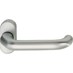 Profiltür-Drückerlochteil 06 1146 Alu.0105 ov.8mm gekr.FSB