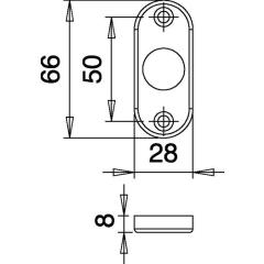 Dr.-Ros.3392/0000 Alu.F1 Schildst.8mm rd.ov.EDI