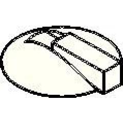 Bodentürpuffer 625 XA D.85mm H.22,5mm VA XA ma Dübelmontage HEWI