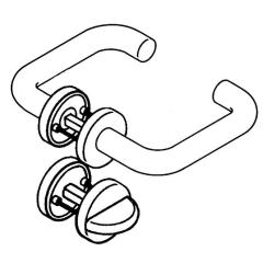 Rosettengrt.111PBR02.230 PA 99 ma U-Form FBM DIN L/R D/D HEWI