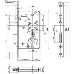 PETschl.PZ 24/55mm DIN L/R SP VA ktg.Rollfalle BKS