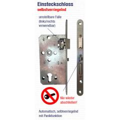 WAT-Einsteckschloss PZW 24/65/72/9mm DIN L/R VA rd 008/1499/65 SCHNEGEL