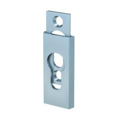 Aluminium-Schutzrosette, 14 mm, eckig (PZ) F1