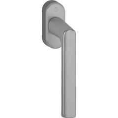 Fenstergriff Hamburg 0700L/U26 Alu.F9 Alu.stahlfarben 32-42mm Stand.HOPPE