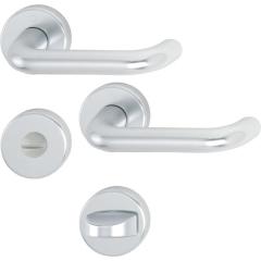 Rosettengrt.Paris 138L/42KV/42KVS Alu.F1 U-Form SK/OL DIN L/R D/D HOPPE